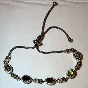 NWT KARIS Multi-Gemstone Bolo Bracelet